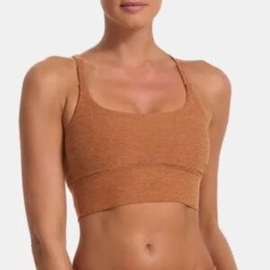 Vuori Longline Elevation Bra Size XS - Palo Santo Heather